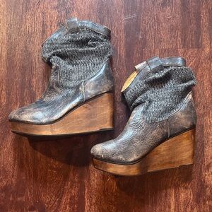Bed Stu Wedge Boots
